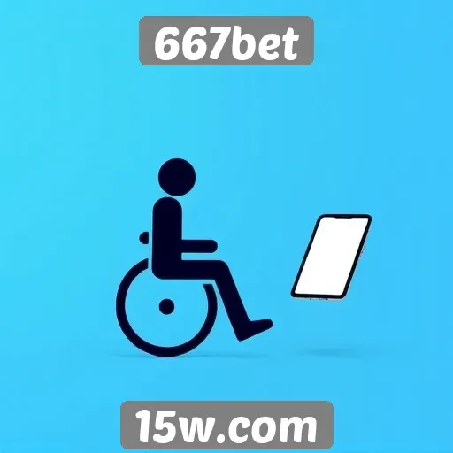 Acessibilidade e design responsivo são destaques do 667bet